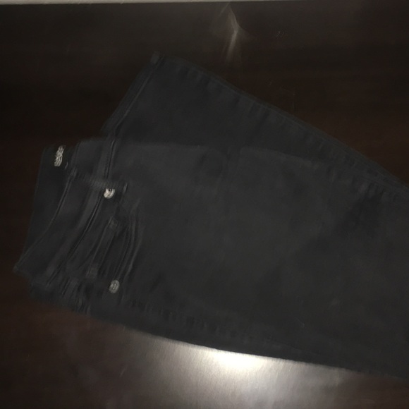 Extreme stretch low rise black pants - Picture 2 of 8
